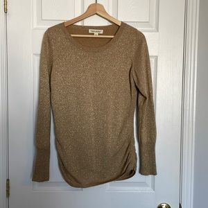 Banana Republic sparkly gold sweater